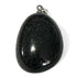 Pendentif tourmaline noire Brésil A (pierre roulée) - La Boite à Cailloux