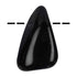Pendentif tourmaline noire Brésil AA (pierre trouée) + cordon - La Boite à Cailloux