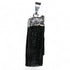 Pendentif tourmaline noire brute Brésil A acier inoxydable - La Boite à Cailloux