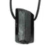 Pendentif tourmaline noire brute cristallisée Brésil AB (pierre trouée) + cordon - La Boite à Cailloux