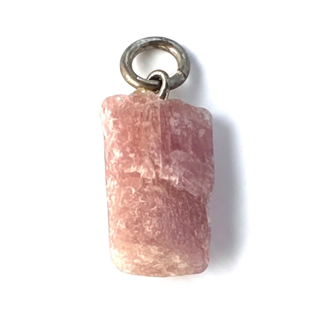 Pendentif tourmaline rose Brésil A (pierre brute) - La Boite à Cailloux