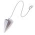Pendule agate grise hexagonal 3 - 4cm - La Boite à Cailloux