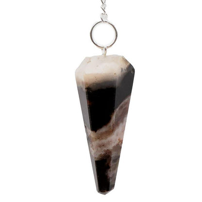 Pendule sardonyx Brésil A - La Boite à Cailloux