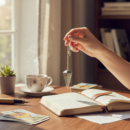 Péndulo hexagonal de unakita Sudáfrica A