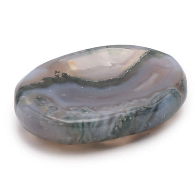 Ágata musgosa piedra pulgar Brasil A+