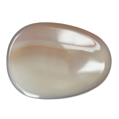 Natural agate thumb stone Brazil A