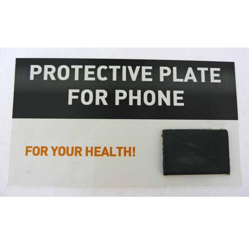 Plaquette shungite Russie A pour téléphone (rectangle) - La Boite à Cailloux