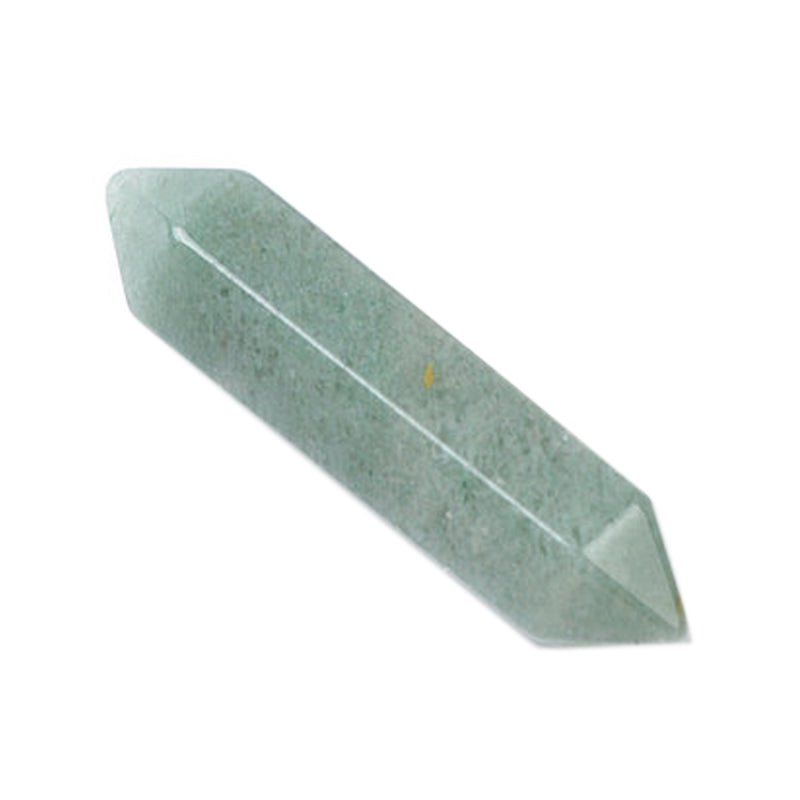 Pointe biterminée aventurine verte Brésil A - La Boite à Cailloux