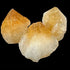 Pointe citrine chauffé (améthyste chauffée) Brésil semi polie A - La Boite à Cailloux