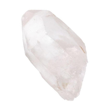 Raw rock crystal point Brazil A