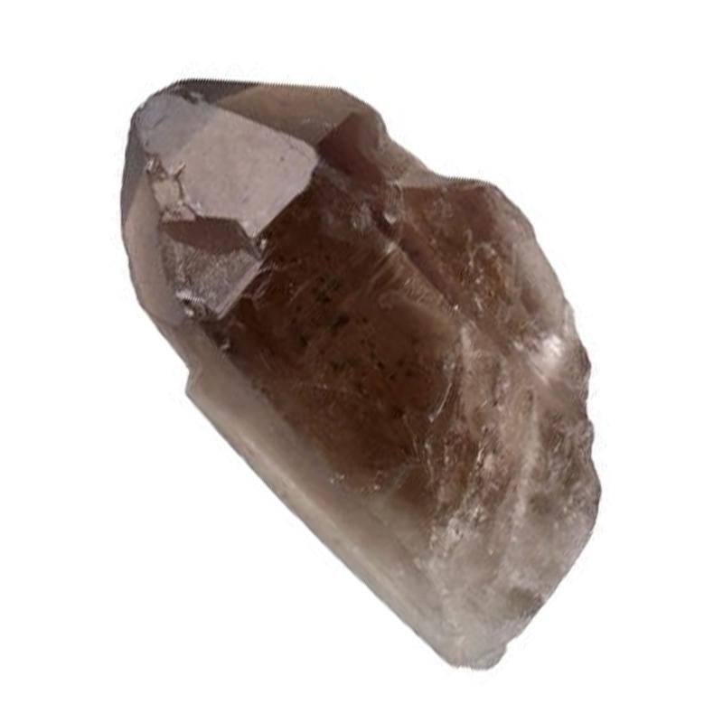 Pointe quartz fumé brute Brésil A - La Boite à Cailloux