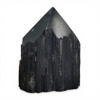 Semi polished amethyst point Brazil