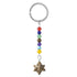 Porte clefs 7 chakras Merkaba Jaspe Paysage - La Boite à Cailloux