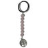 Porte clefs arbre de vie quartz rose Brésil A - La Boite à Cailloux