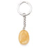 Porte clefs aventurine jaune Brésil A pierre roulée - La Boite à Cailloux