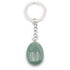 Porte clefs aventurine verte Brésil A pierre roulée - La Boite à Cailloux