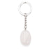 Porte clefs cristal de roche Brésil A pierre roulée - La Boite à Cailloux