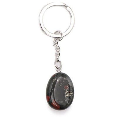 Heliotrope key ring Brazil With rolled stone