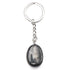 Porte clefs hématite Chine A pierre roulée - La Boite à Cailloux