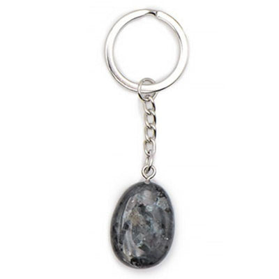Porte clefs larvikite Norvège A pierre roulée