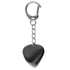 Porte clefs shungite Russie A (pierre roulée) - La Boite à Cailloux