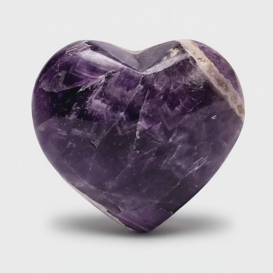 Coeur améthyste Brésil AA 35-40mm