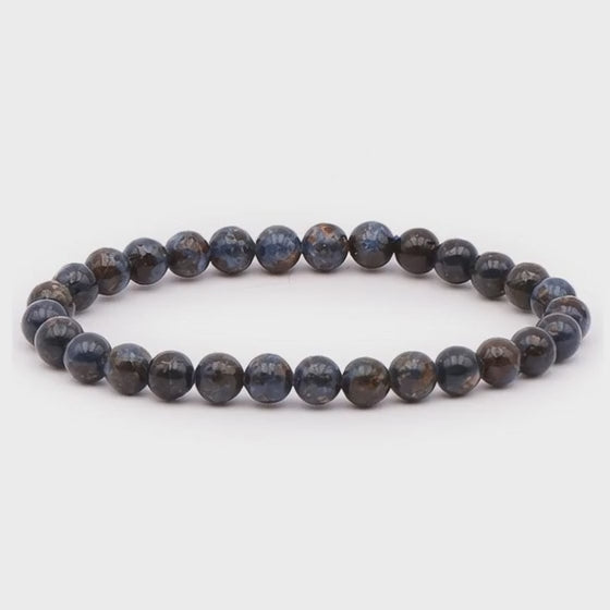 Sri Lanka A+ blue spinel bracelet (5-6mm balls)