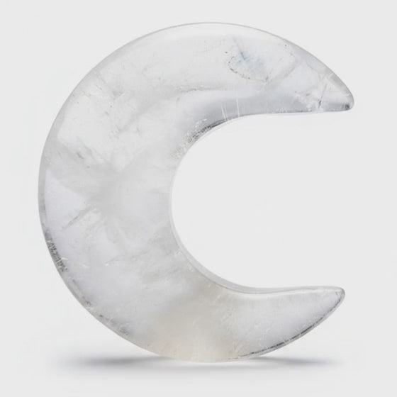 Demi lune cristal de roche Brésil A 40mm