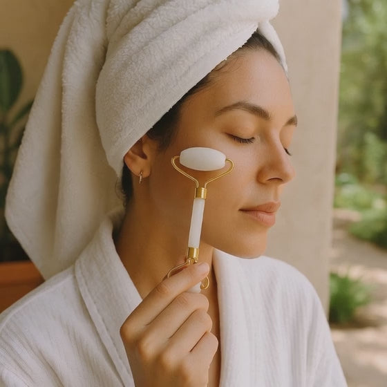 &quot;CHI&quot; Chinese white jade massage roller A