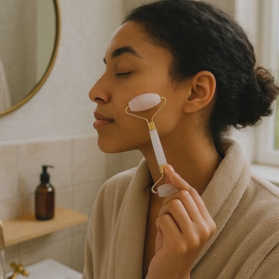 &quot;CHI&quot; rock crystal massage roller Brazil A