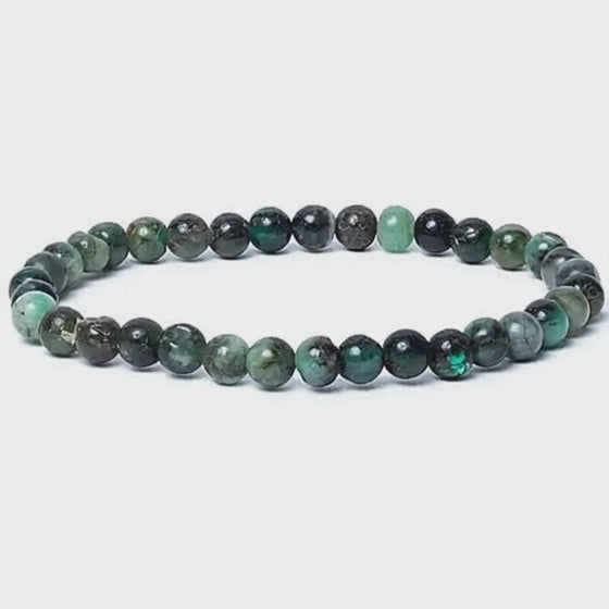Brazil A emerald bracelet (5-6mm balls)