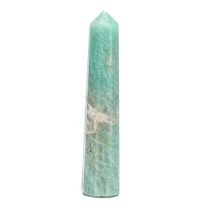Prisme amazonite Brésil A - 70 - 90mm - La Boite à Cailloux