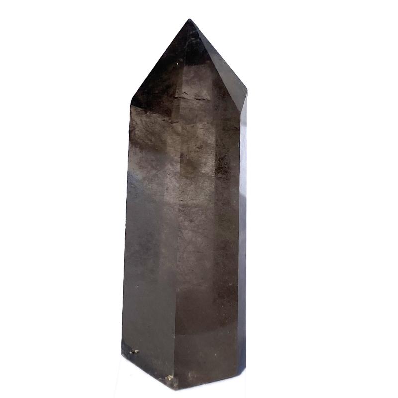 Prisme quartz fumé Brésil AA - 40 - 70mm - La Boite à Cailloux