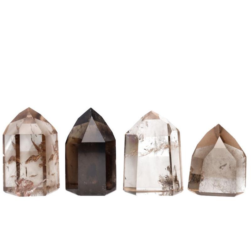 Prisme quartz fumé Brésil AA - 40 - 70mm - La Boite à Cailloux