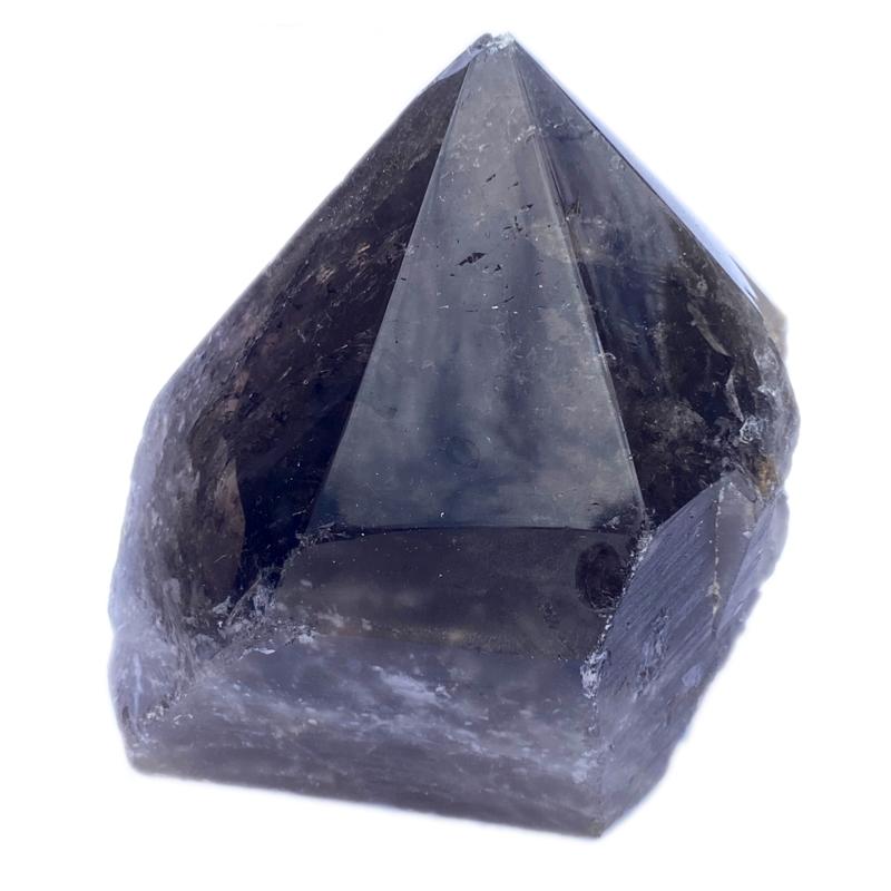 Prisme quartz fumé Brésil AB - 643g - La Boite à Cailloux