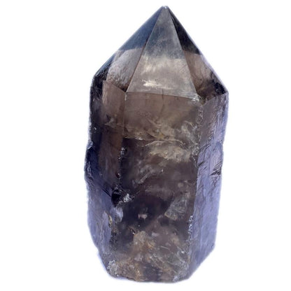 Prisme quartz fumé Brésil AB - 781g - La Boite à Cailloux