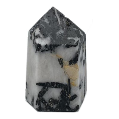 Quartz prism tourmaline inclusions Brazil A+ 80-90mm