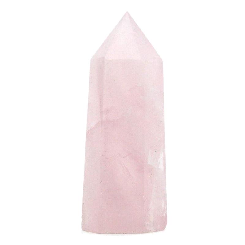 Prisme quartz rose Madagascar A - 55 - 80mm - La Boite à Cailloux