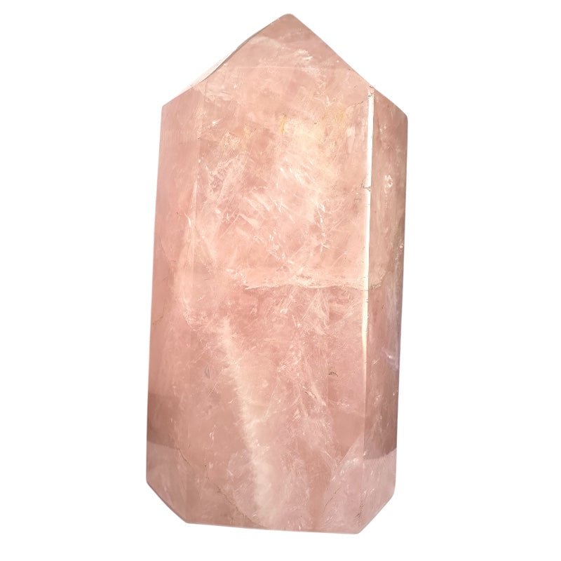 Prisme quartz rose Madagascar AA 2088g - Pièce unique - La Boite à Cailloux