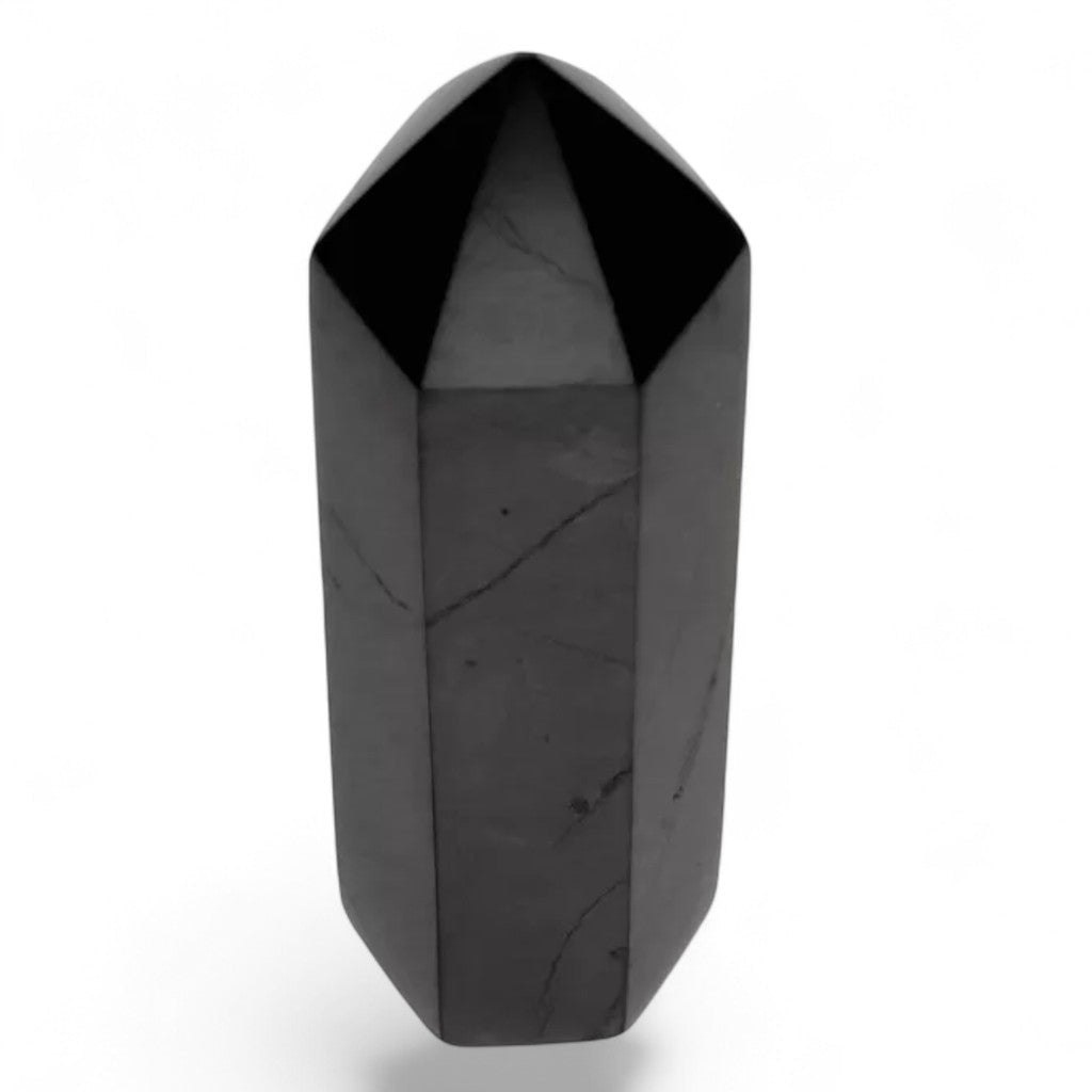 Prisme shungite Russie AA 60mm - La Boite à Cailloux