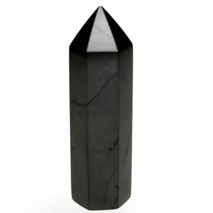 Prisme shungite Russie AA 60mm - La Boite à Cailloux