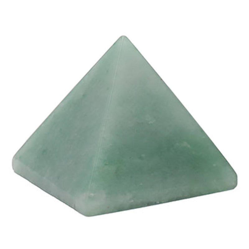Pyramide aventurine verte Brésil A (base 40mm) - La Boite à Cailloux