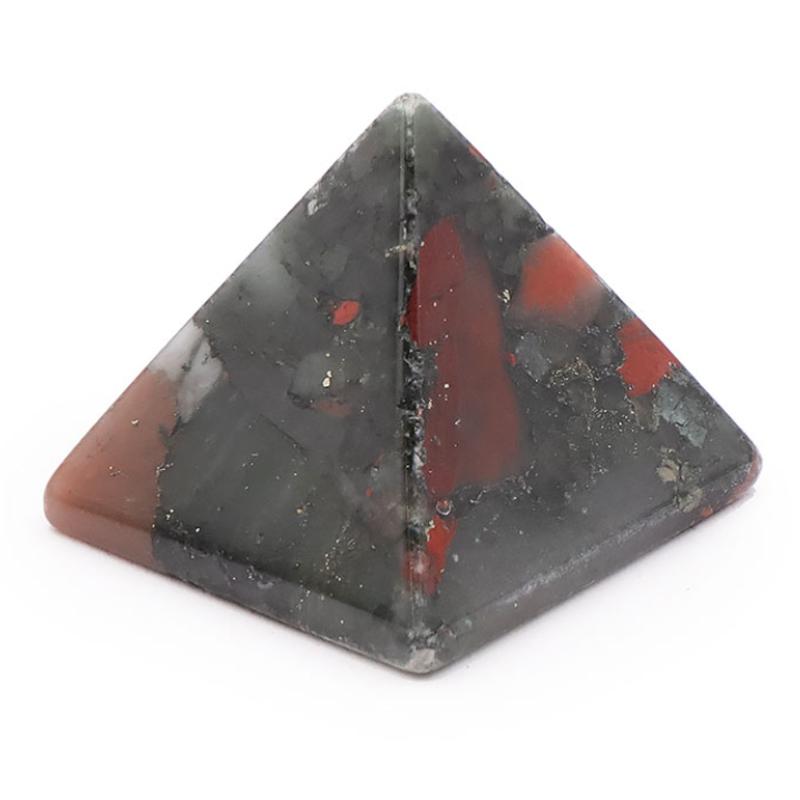 Pyramide héliotrope Brésil A (base 30mm) - La Boite à Cailloux