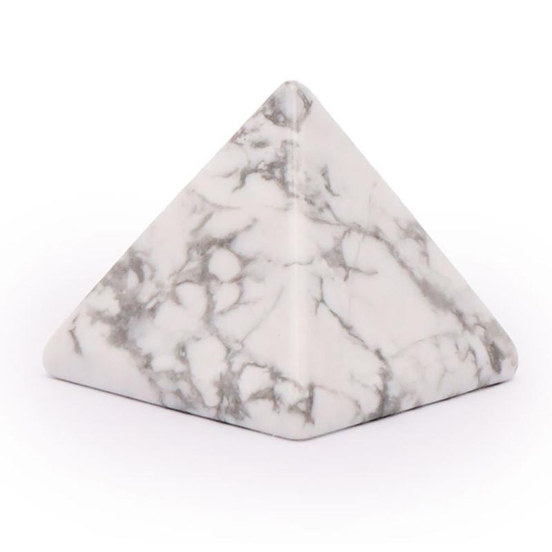 Pyramide howlite ZImbabwe A (30mm) - La Boite à Cailloux