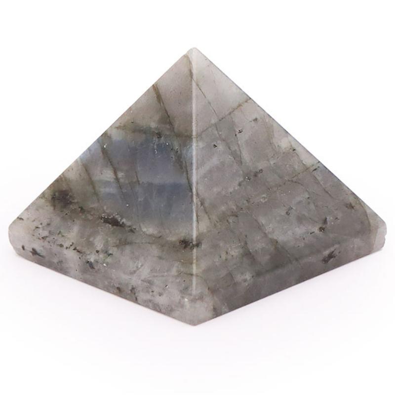 Pyramide labradorite Madagascar A (base 30mm) - La Boite à Cailloux