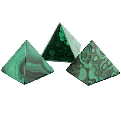 Congo Una pirámide de malaquita (base 30mm)