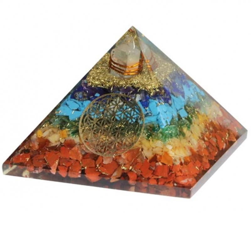 Pyramide orgonite 55mm - La Boite à Cailloux