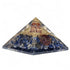 Pyramide orgonite sodalite lune et étoile (75mm) - La Boite à Cailloux
