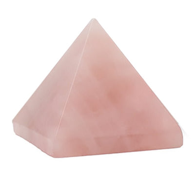 Pirámide de cuarzo rosa Brasil A (30mm)