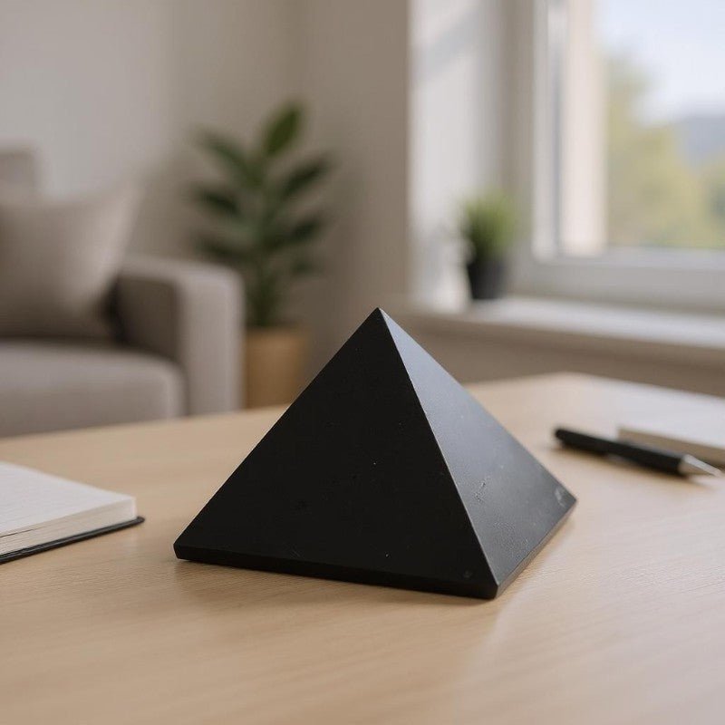 Pyramide shungite Russie AA (50mm) - La Boite à Cailloux